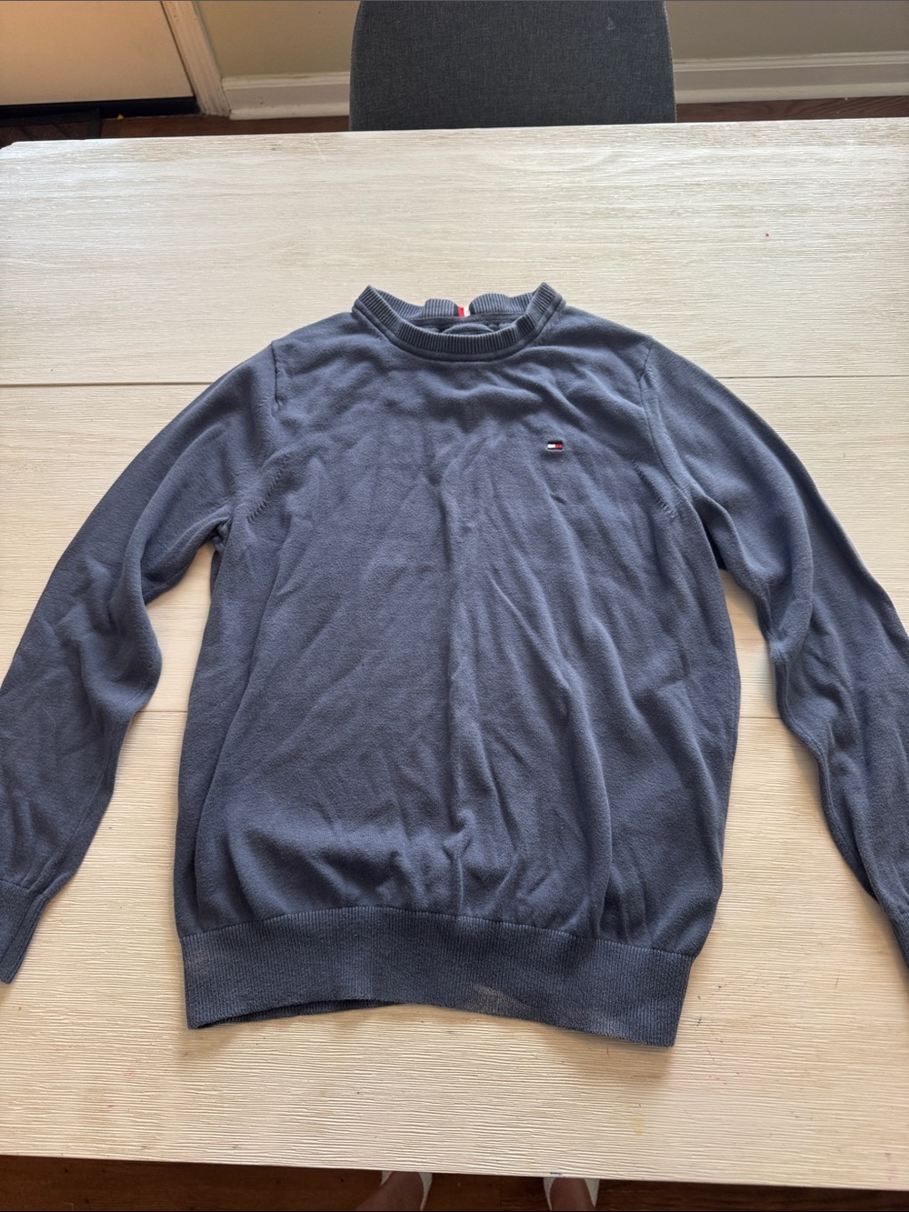 Tommy Hilfiger Men's Navy Crewneck Sweater